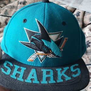 San Jose Sharks vintage snapback hat